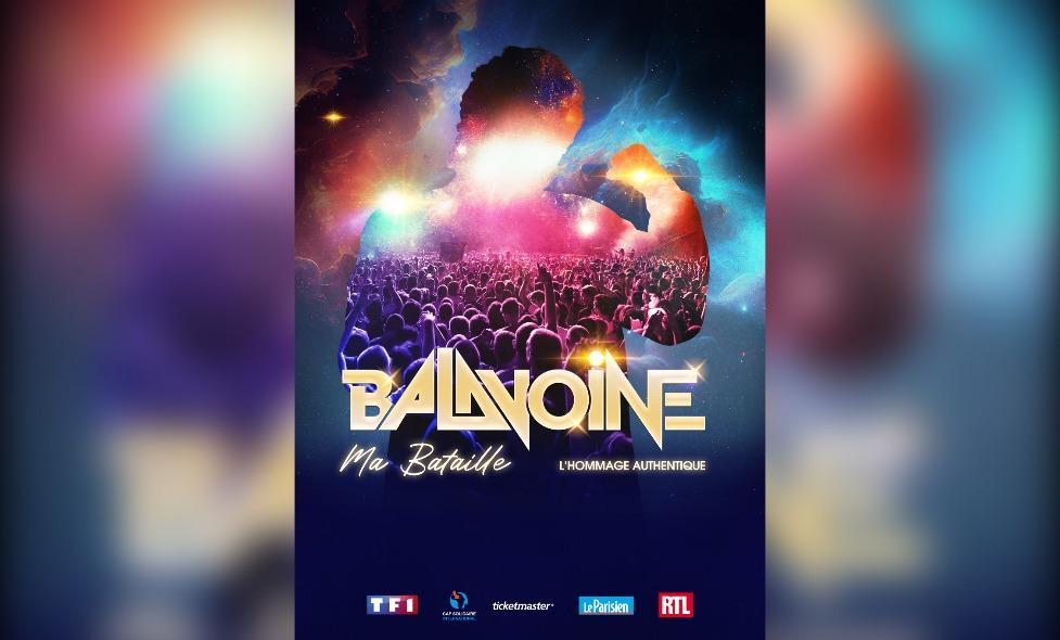 Affiche du concert de cloture de la quinzaine des seniors : "Balavoine, ma bataille" - Agrandir l'image, fenêtre modale