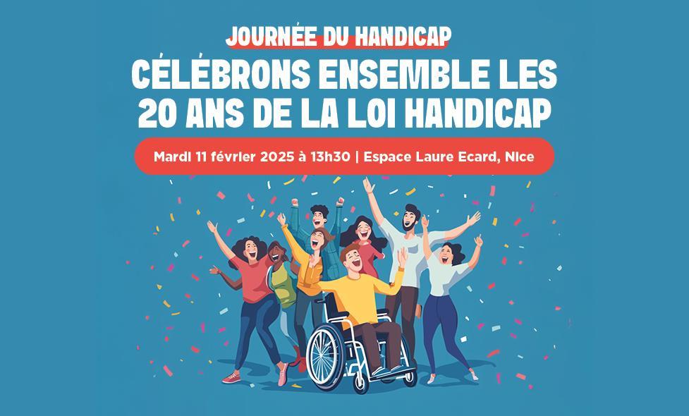 Journée anniversaire des 20 ans de la loi handicap - Agrandir l'image, fenêtre modale